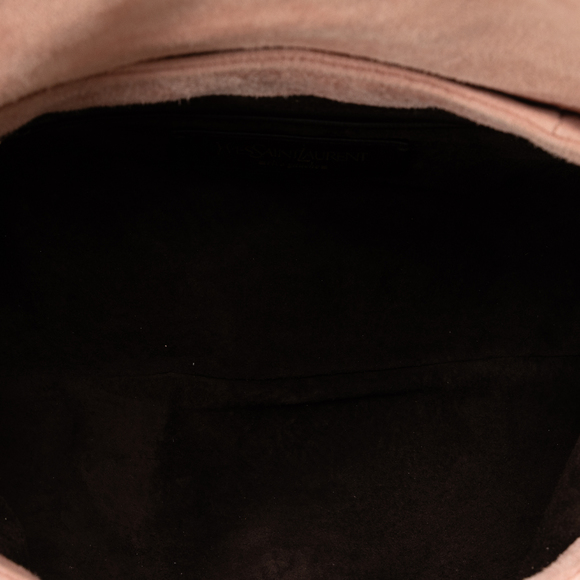 SAINT LAURENT Suede Nadja Rose Flap Bag - Picture 5 of 9